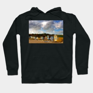 Beach Huts Hengistbury Head Dorset England UK Hoodie